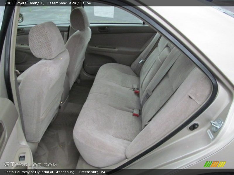 Desert Sand Mica / Taupe 2003 Toyota Camry LE