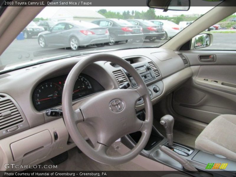 Desert Sand Mica / Taupe 2003 Toyota Camry LE