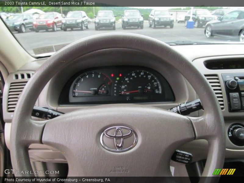 Desert Sand Mica / Taupe 2003 Toyota Camry LE