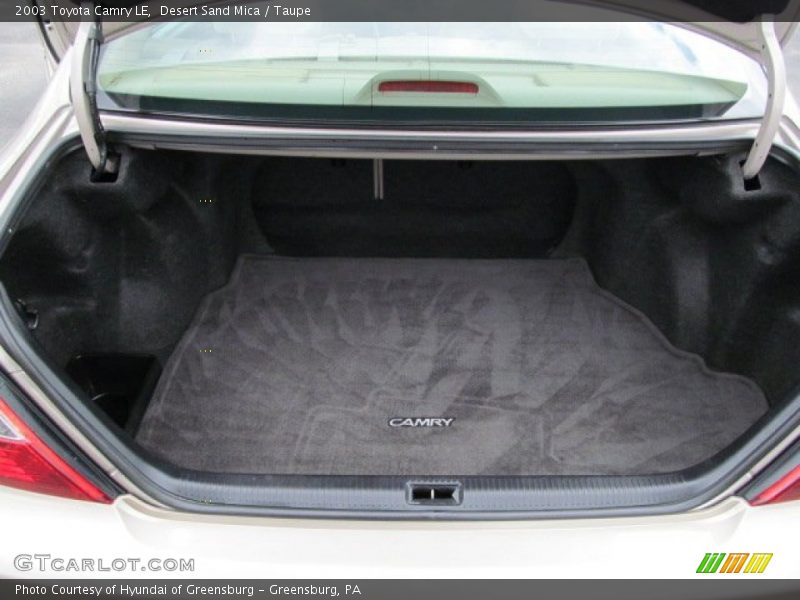 Desert Sand Mica / Taupe 2003 Toyota Camry LE