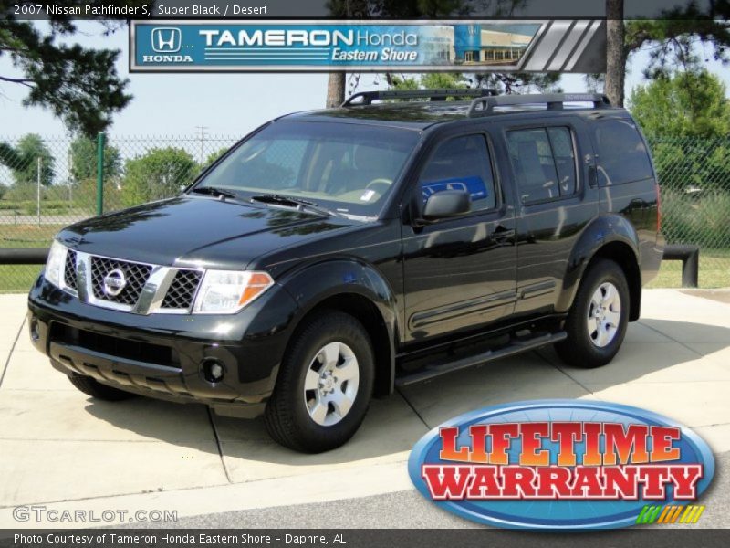 Super Black / Desert 2007 Nissan Pathfinder S