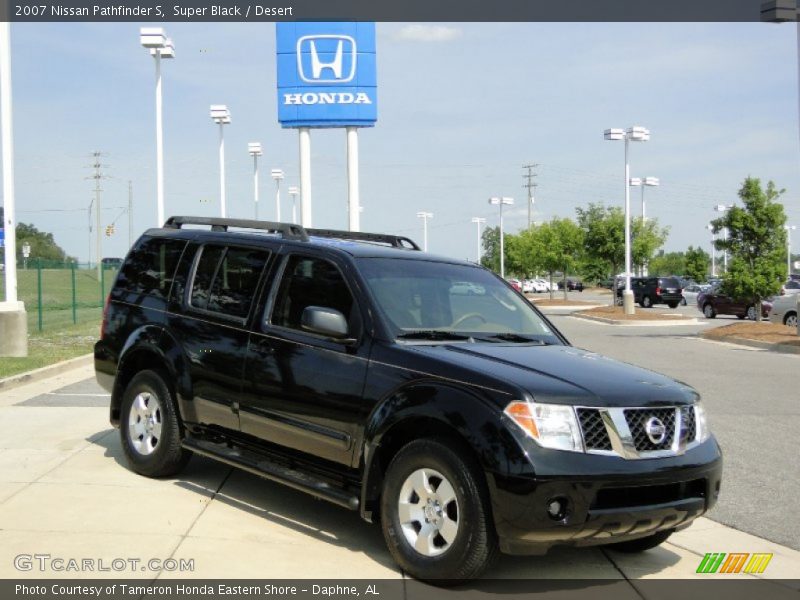 Super Black / Desert 2007 Nissan Pathfinder S