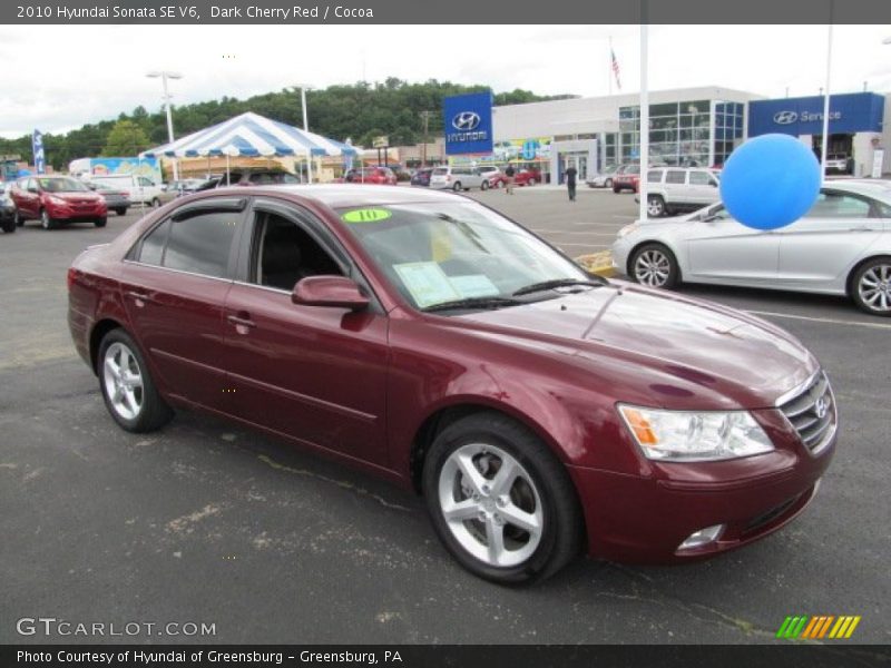Front 3/4 View of 2010 Sonata SE V6