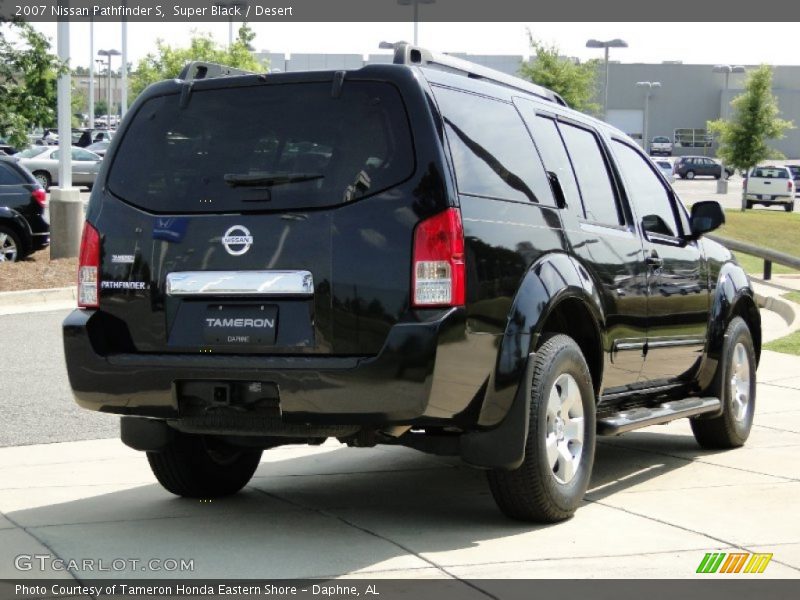 Super Black / Desert 2007 Nissan Pathfinder S
