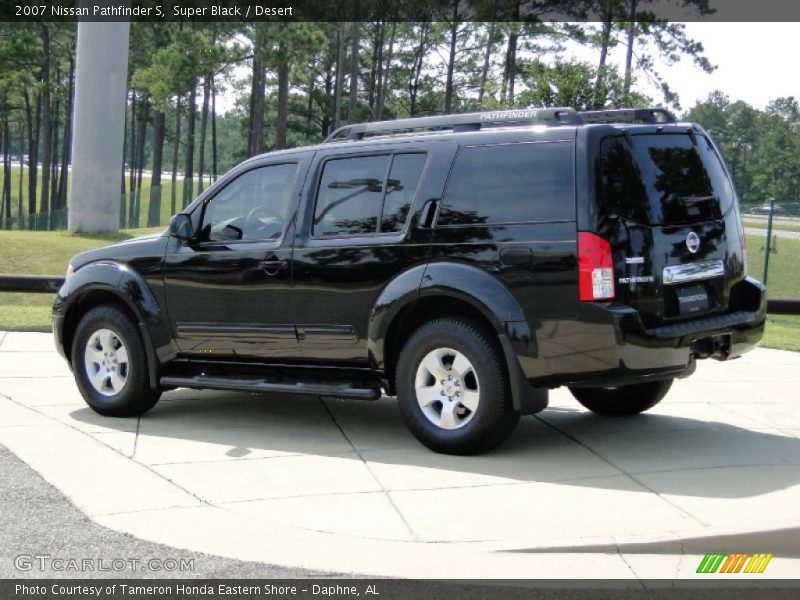 Super Black / Desert 2007 Nissan Pathfinder S