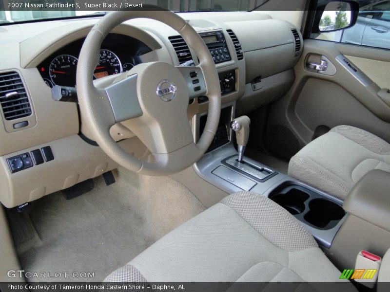  2007 Pathfinder S Desert Interior