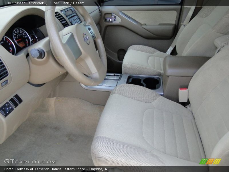  2007 Pathfinder S Desert Interior