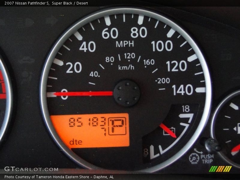 Super Black / Desert 2007 Nissan Pathfinder S