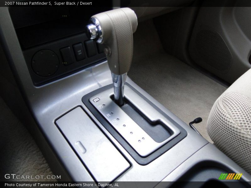  2007 Pathfinder S 5 Speed Automatic Shifter