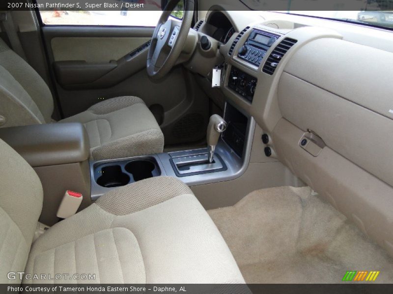  2007 Pathfinder S Desert Interior