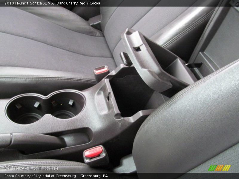 Dark Cherry Red / Cocoa 2010 Hyundai Sonata SE V6