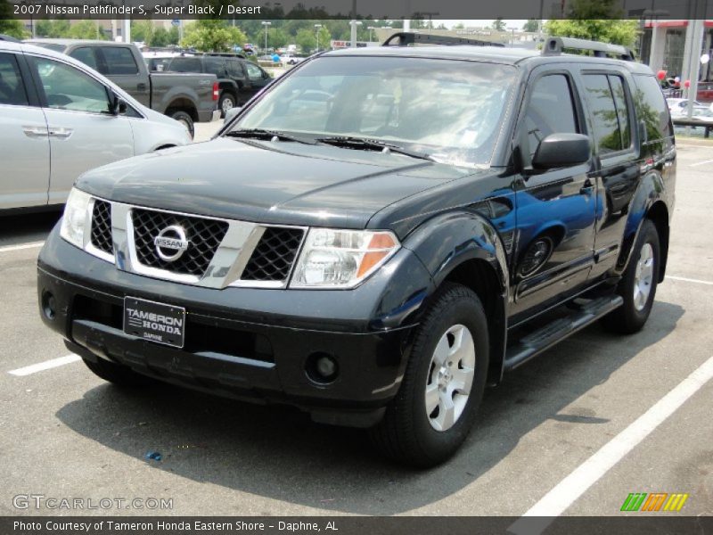Super Black / Desert 2007 Nissan Pathfinder S