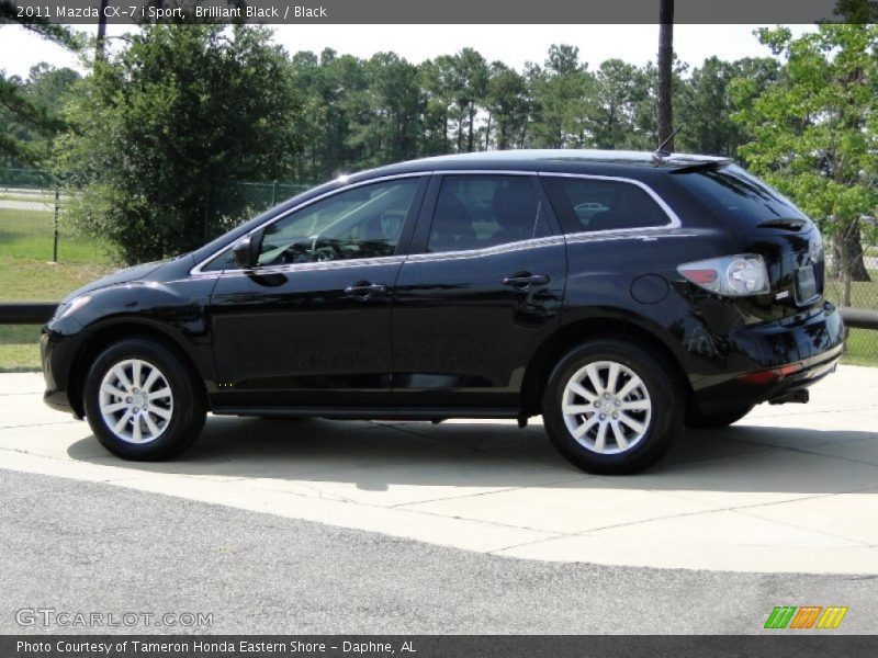 Brilliant Black / Black 2011 Mazda CX-7 i Sport