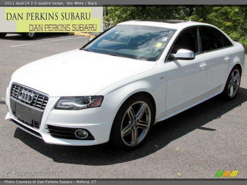 Ibis White / Black 2011 Audi S4 3.0 quattro Sedan