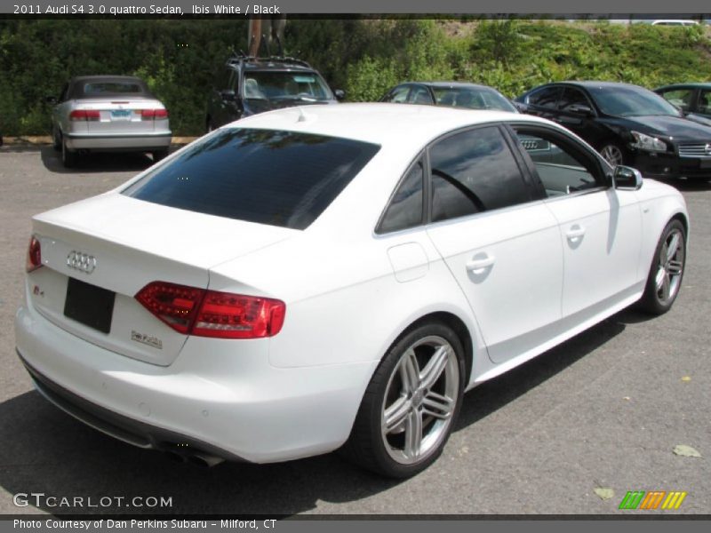 Ibis White / Black 2011 Audi S4 3.0 quattro Sedan