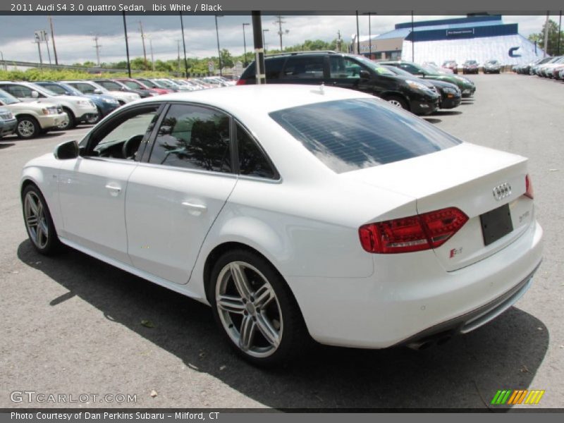Ibis White / Black 2011 Audi S4 3.0 quattro Sedan