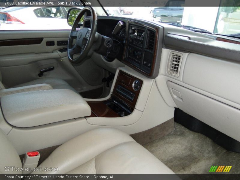 Sable Black / Shale 2003 Cadillac Escalade AWD
