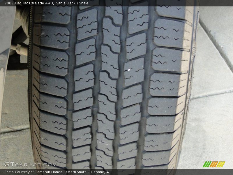 Sable Black / Shale 2003 Cadillac Escalade AWD