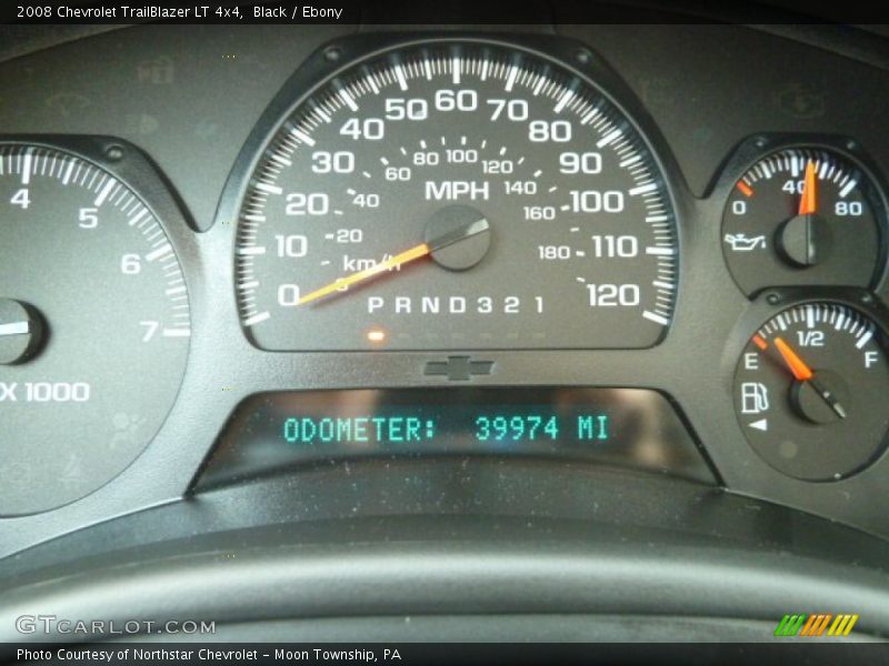 Black / Ebony 2008 Chevrolet TrailBlazer LT 4x4