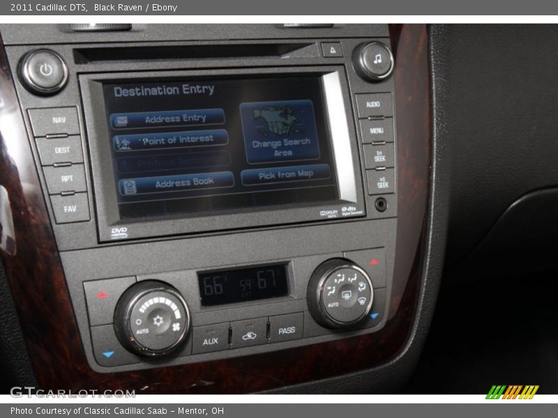 Black Raven / Ebony 2011 Cadillac DTS