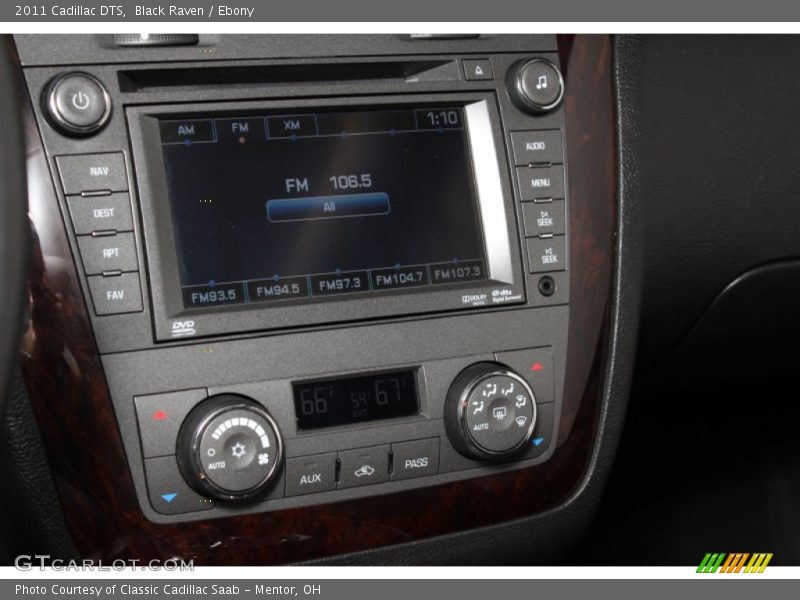 Black Raven / Ebony 2011 Cadillac DTS