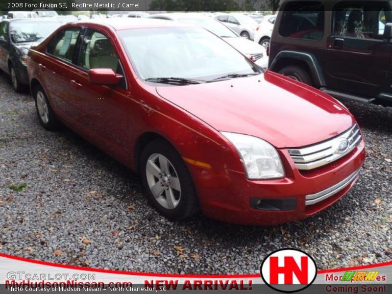 Redfire Metallic / Camel 2008 Ford Fusion SE