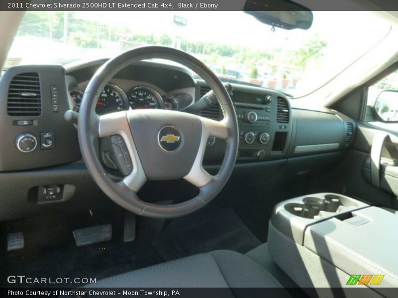 Black / Ebony 2011 Chevrolet Silverado 2500HD LT Extended Cab 4x4