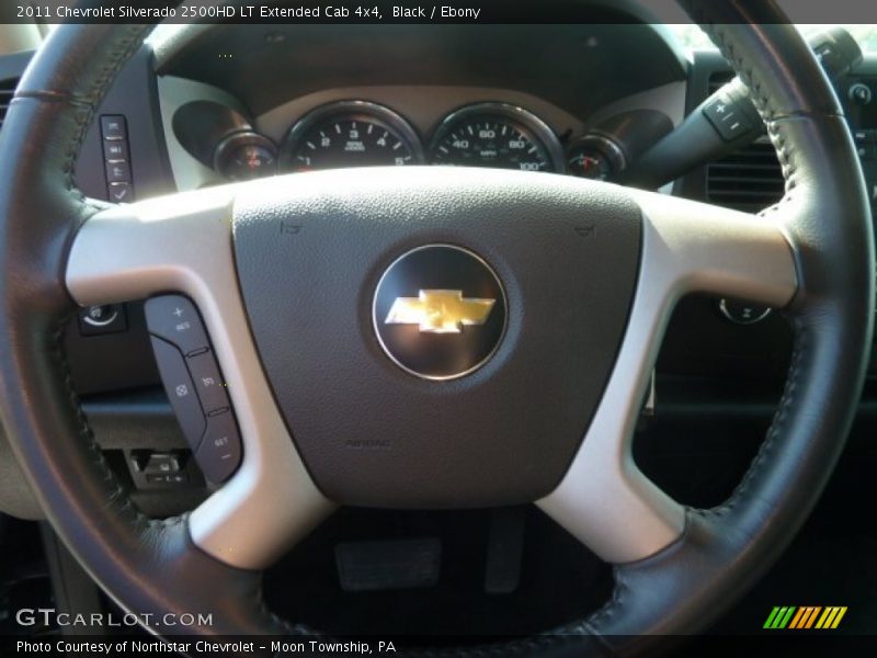 Black / Ebony 2011 Chevrolet Silverado 2500HD LT Extended Cab 4x4
