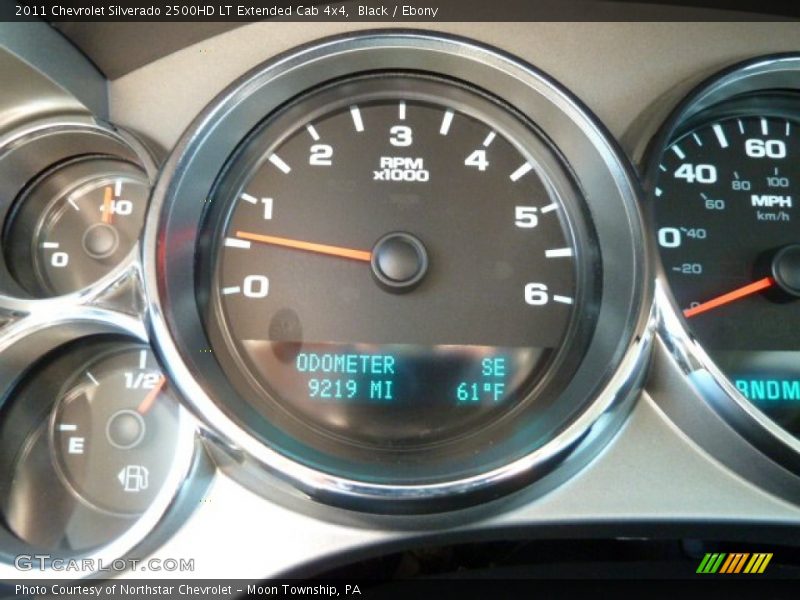 Black / Ebony 2011 Chevrolet Silverado 2500HD LT Extended Cab 4x4