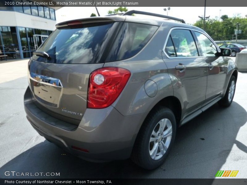 Mocha Steel Metallic / Jet Black/Light Titanium 2010 Chevrolet Equinox LS