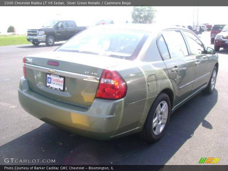 Silver Green Metallic / Cashmere Beige 2006 Chevrolet Malibu LT V6 Sedan
