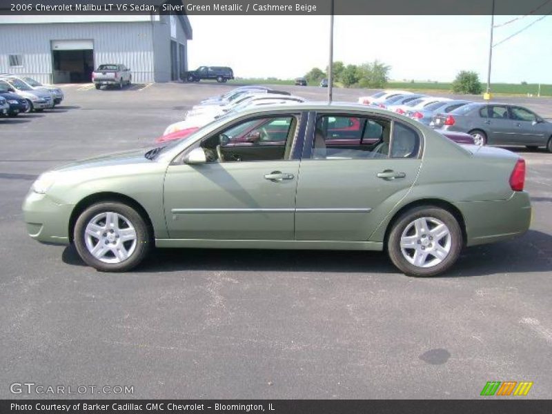 Silver Green Metallic / Cashmere Beige 2006 Chevrolet Malibu LT V6 Sedan