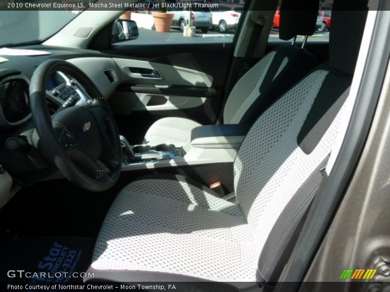 Mocha Steel Metallic / Jet Black/Light Titanium 2010 Chevrolet Equinox LS