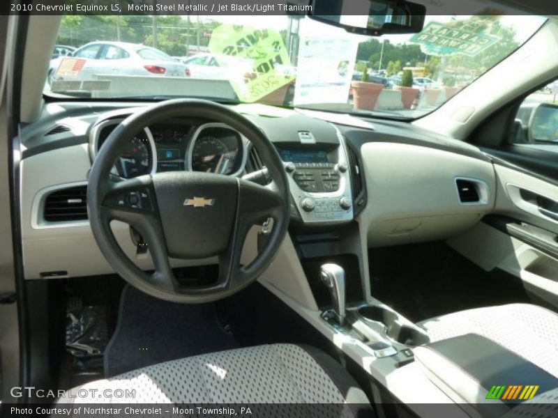 Mocha Steel Metallic / Jet Black/Light Titanium 2010 Chevrolet Equinox LS