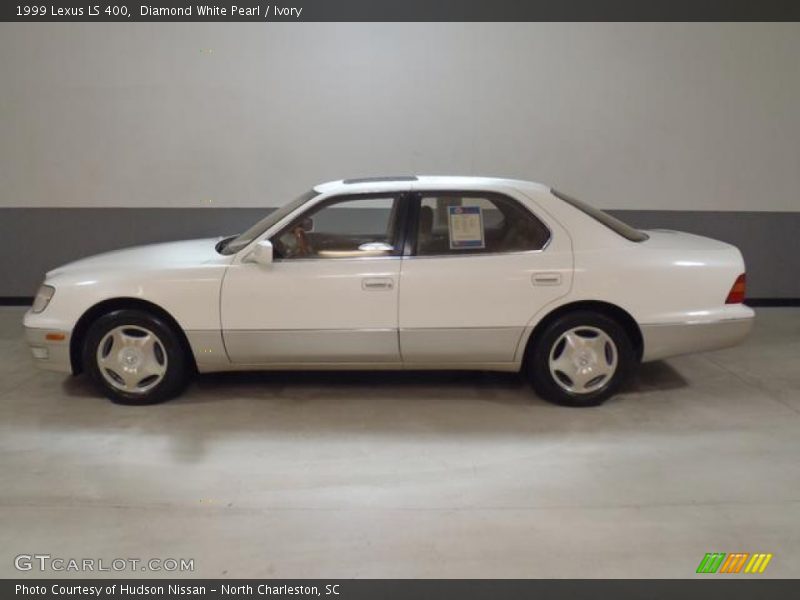 Diamond White Pearl / Ivory 1999 Lexus LS 400