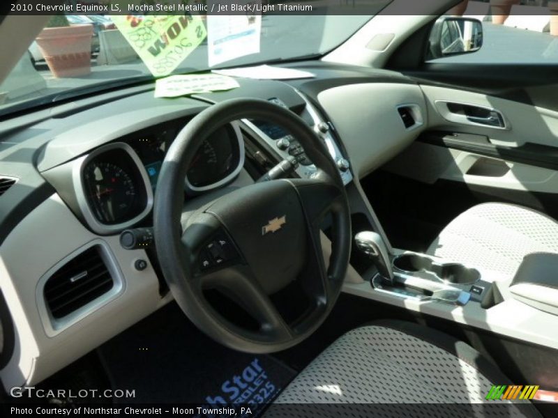 Mocha Steel Metallic / Jet Black/Light Titanium 2010 Chevrolet Equinox LS