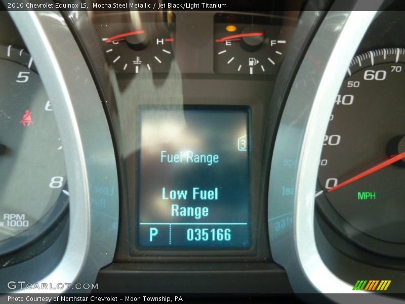 Mocha Steel Metallic / Jet Black/Light Titanium 2010 Chevrolet Equinox LS