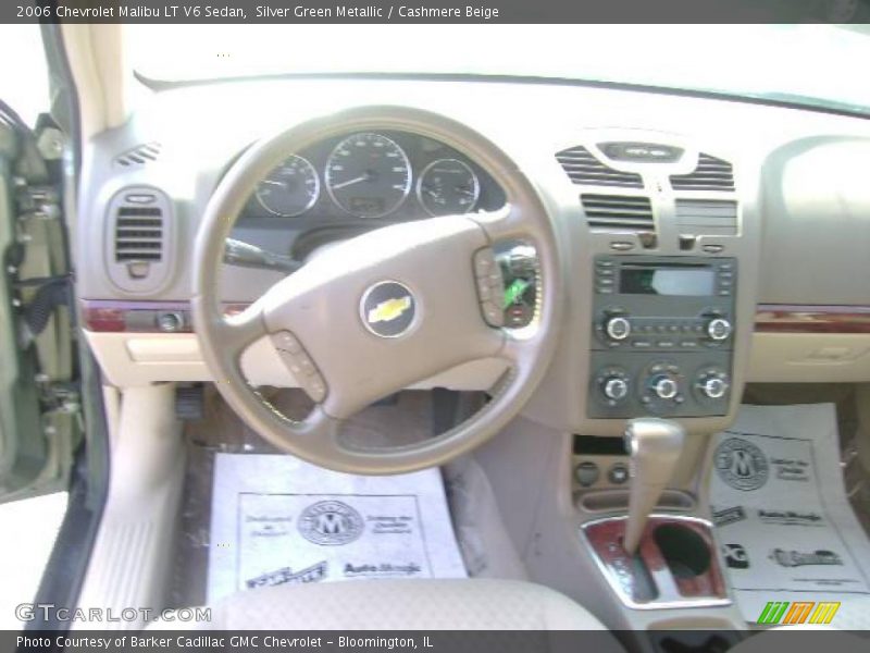 Silver Green Metallic / Cashmere Beige 2006 Chevrolet Malibu LT V6 Sedan