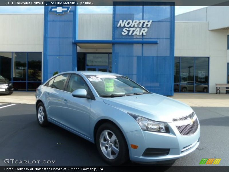 Ice Blue Metallic / Jet Black 2011 Chevrolet Cruze LT