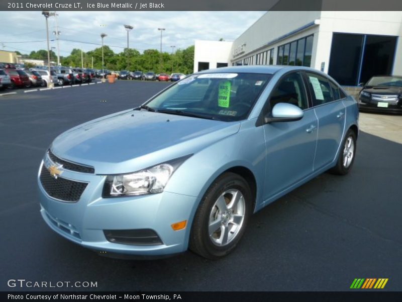 Ice Blue Metallic / Jet Black 2011 Chevrolet Cruze LT