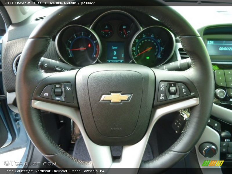 Ice Blue Metallic / Jet Black 2011 Chevrolet Cruze LT
