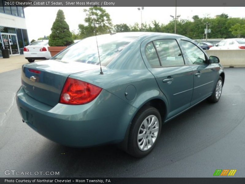 Silver Moss Metallic / Ebony 2010 Chevrolet Cobalt LT Sedan