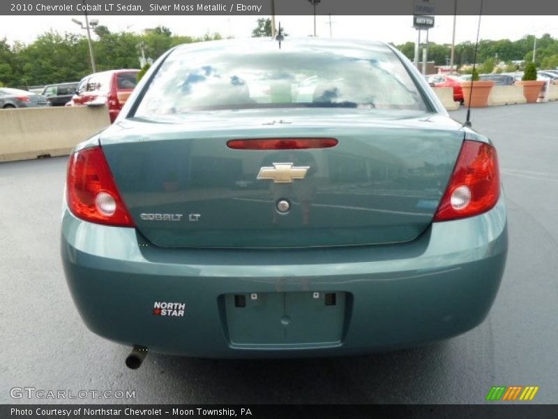Silver Moss Metallic / Ebony 2010 Chevrolet Cobalt LT Sedan
