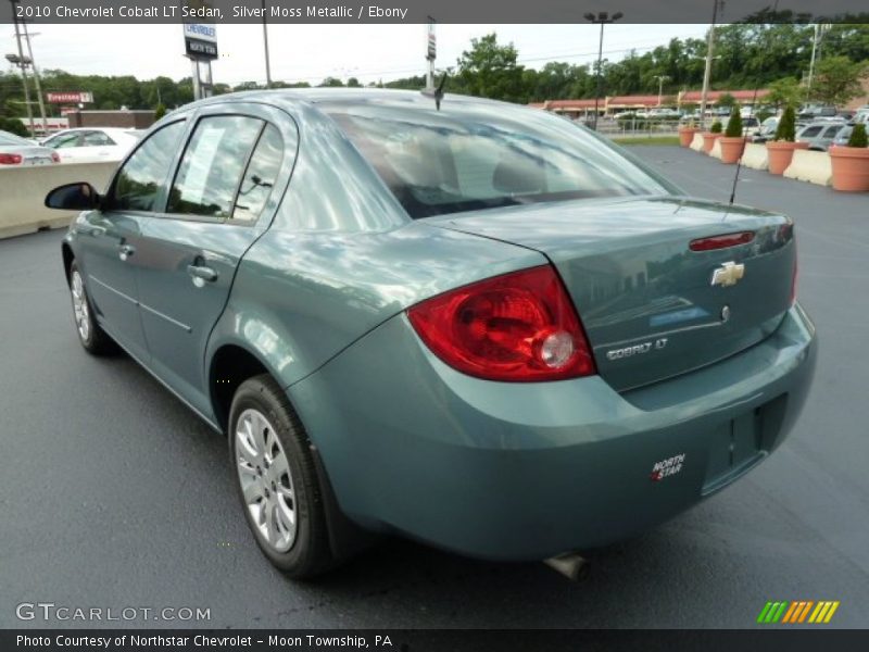 Silver Moss Metallic / Ebony 2010 Chevrolet Cobalt LT Sedan