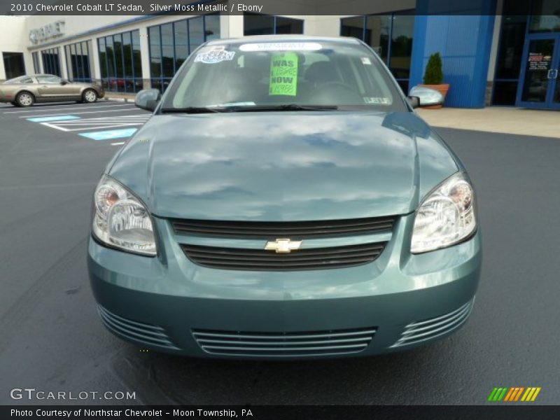 Silver Moss Metallic / Ebony 2010 Chevrolet Cobalt LT Sedan