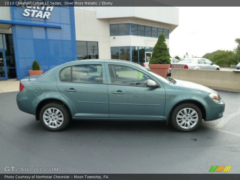 Silver Moss Metallic / Ebony 2010 Chevrolet Cobalt LT Sedan