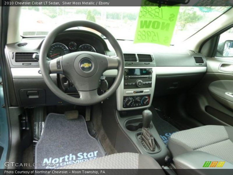Silver Moss Metallic / Ebony 2010 Chevrolet Cobalt LT Sedan