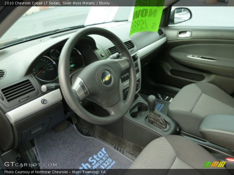 Silver Moss Metallic / Ebony 2010 Chevrolet Cobalt LT Sedan