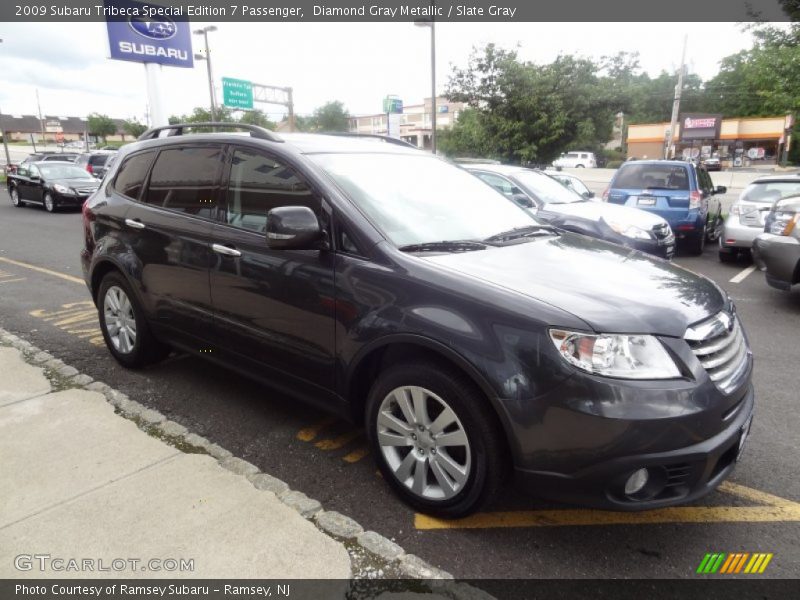 Diamond Gray Metallic / Slate Gray 2009 Subaru Tribeca Special Edition 7 Passenger