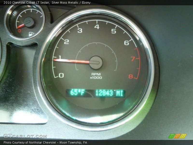 Silver Moss Metallic / Ebony 2010 Chevrolet Cobalt LT Sedan